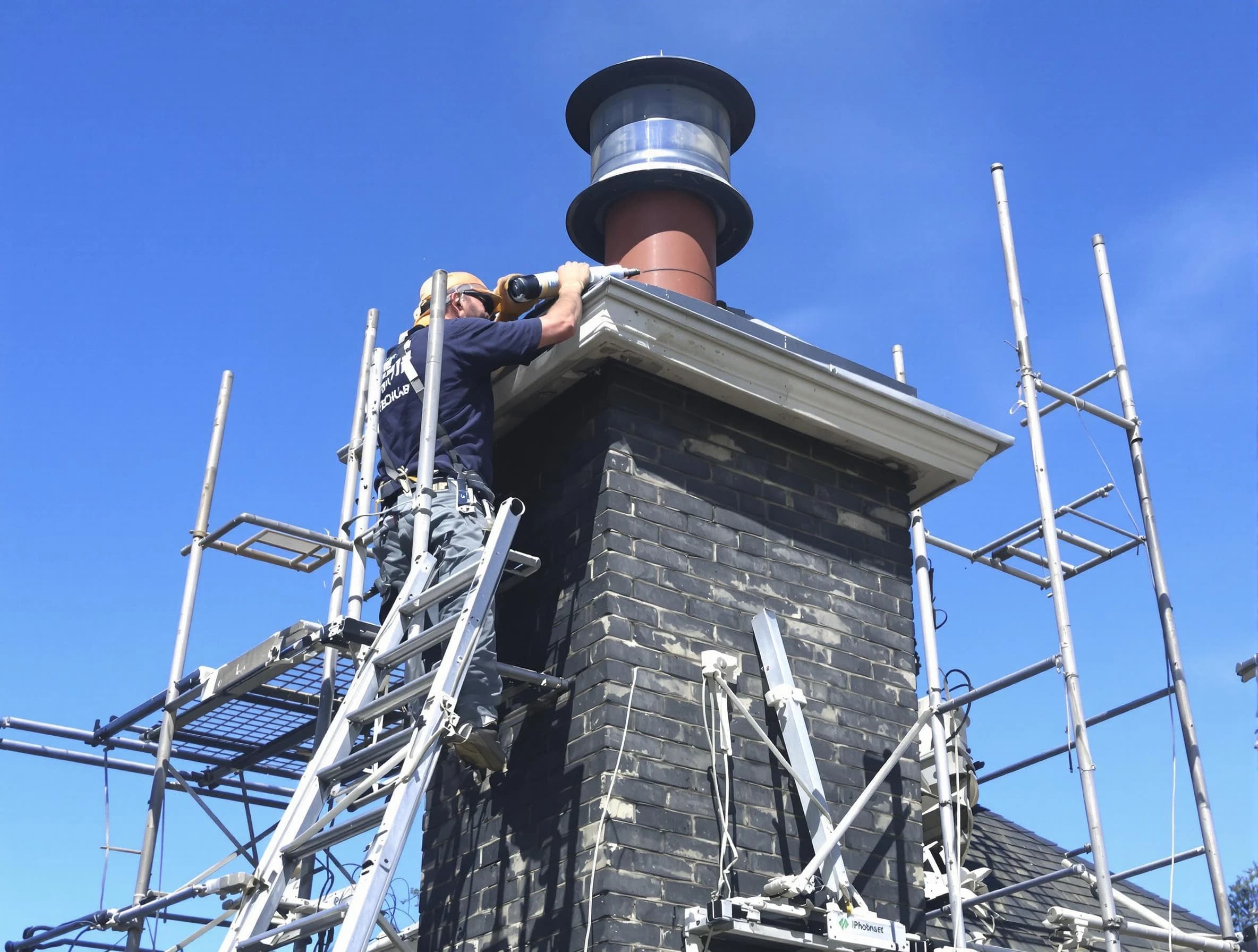 Sturdy chimney crown finished by Argo Chimney Sweep in Argo, AL