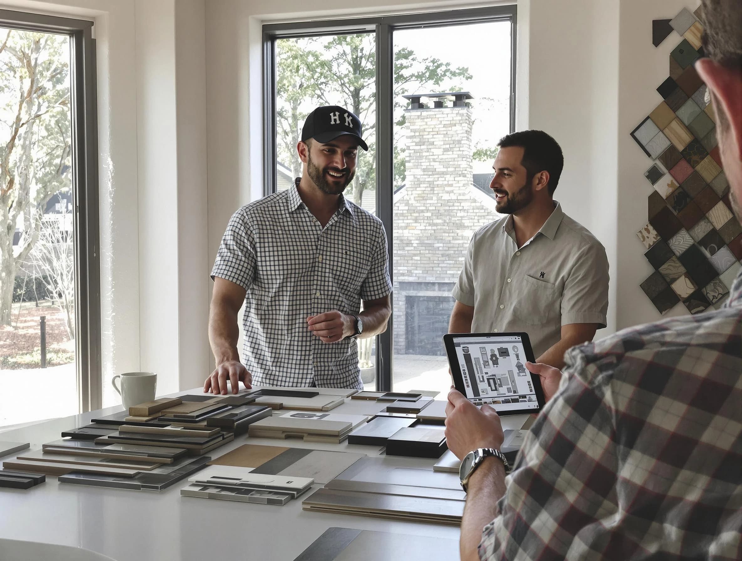 Argo Chimney Sweep remodeling a chimney and fireplace in Argo, AL