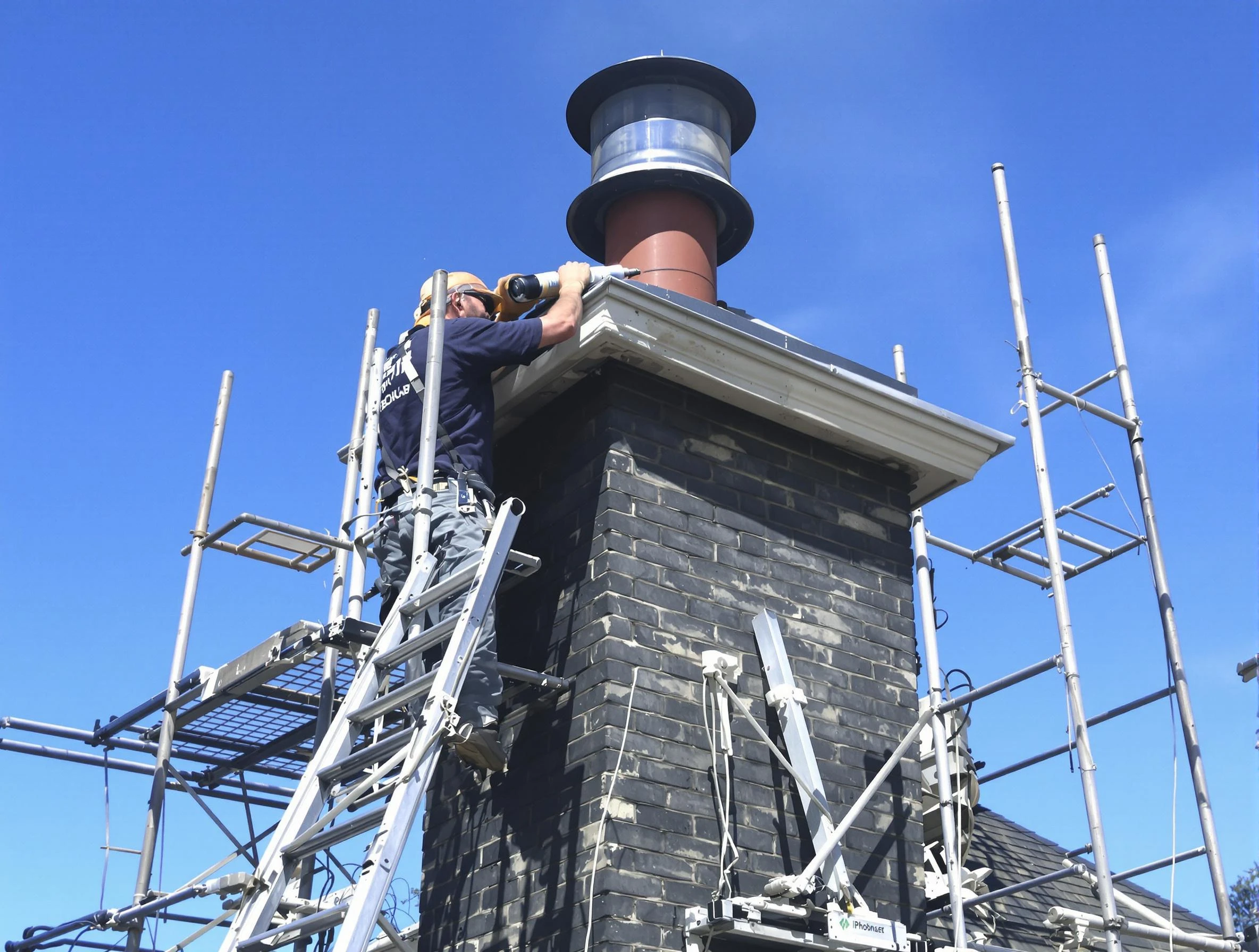 Sturdy chimney crown finished by Argo Chimney Sweep in Argo, AL