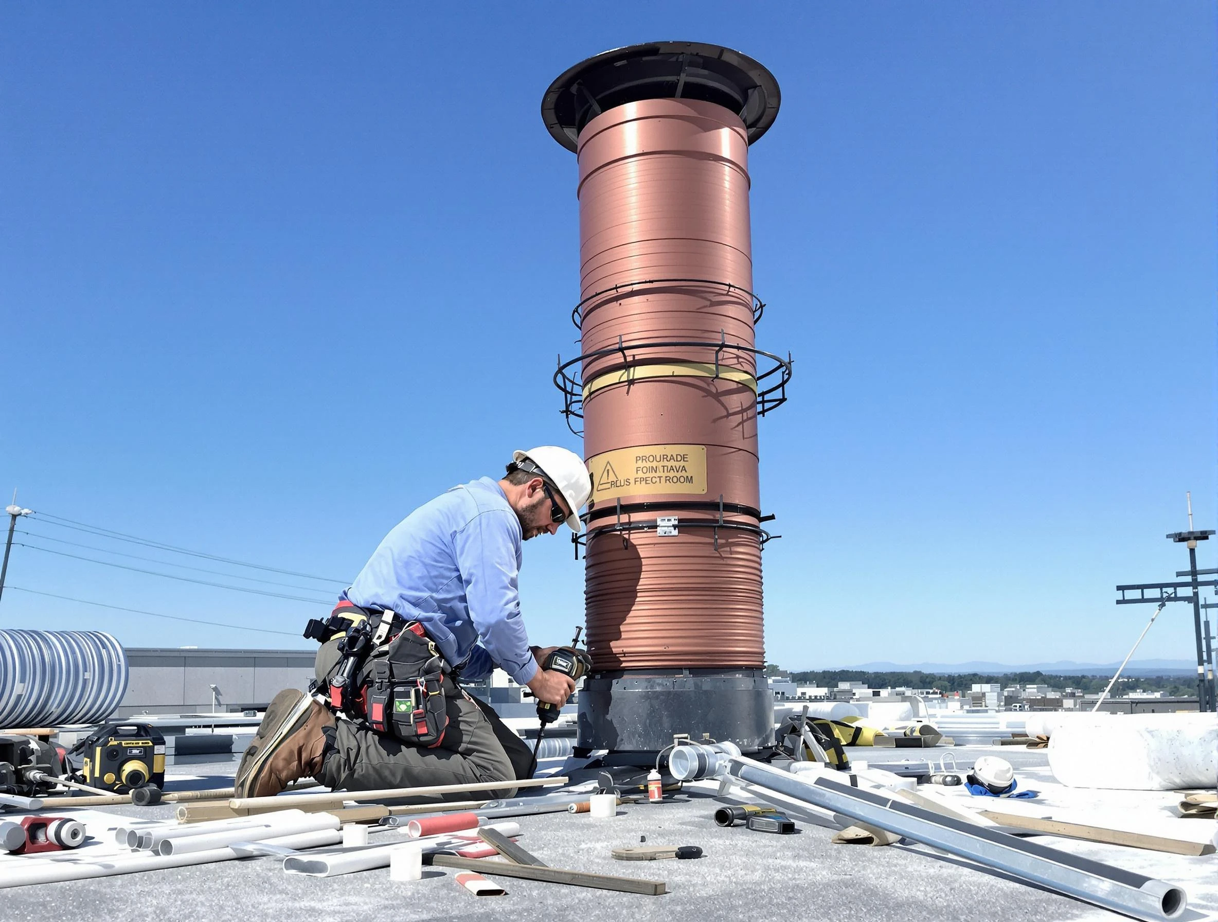 Installed chimney liner by Argo Chimney Sweep in Argo, AL