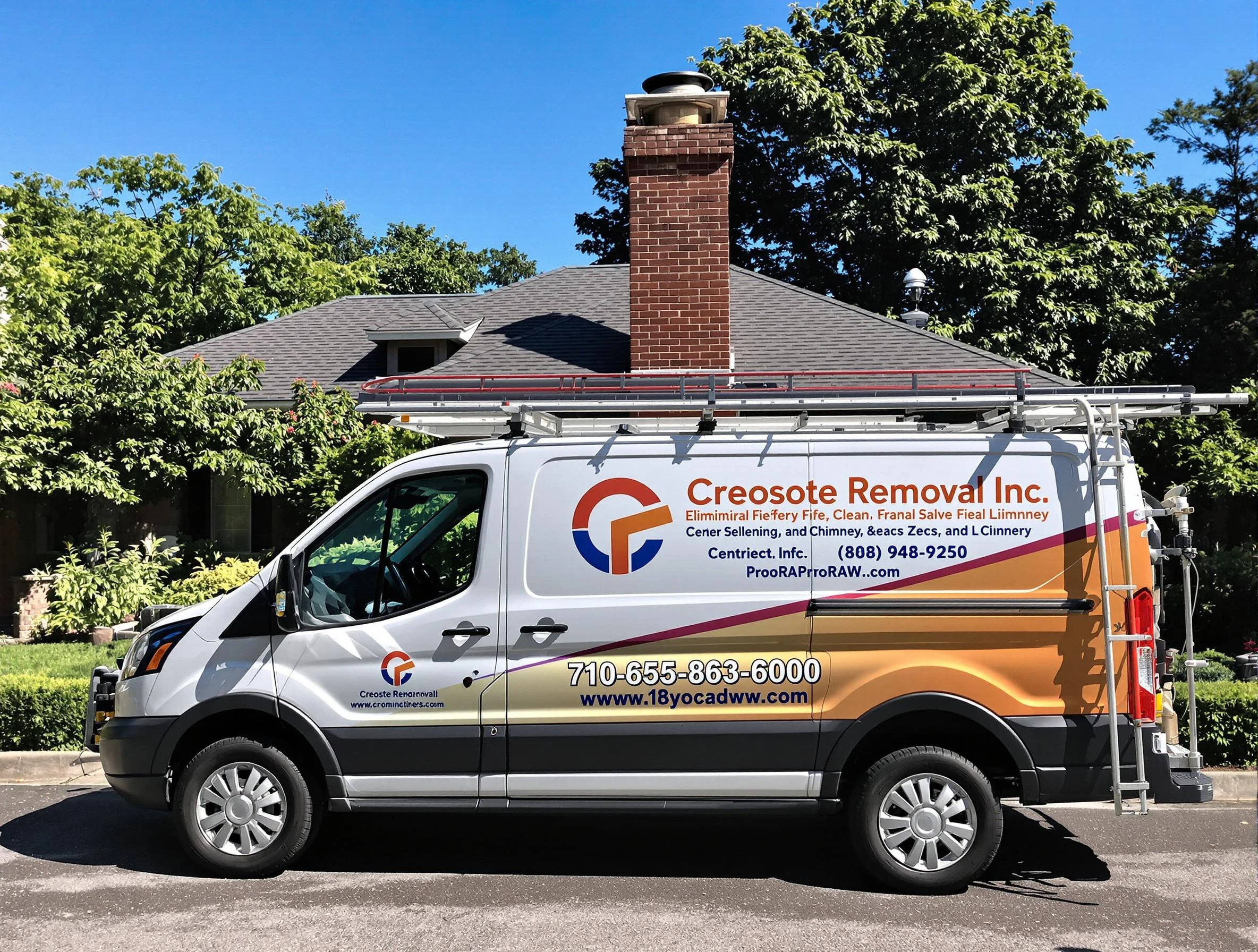 Argo Chimney Sweep technician removing creosote safely in Argo, AL